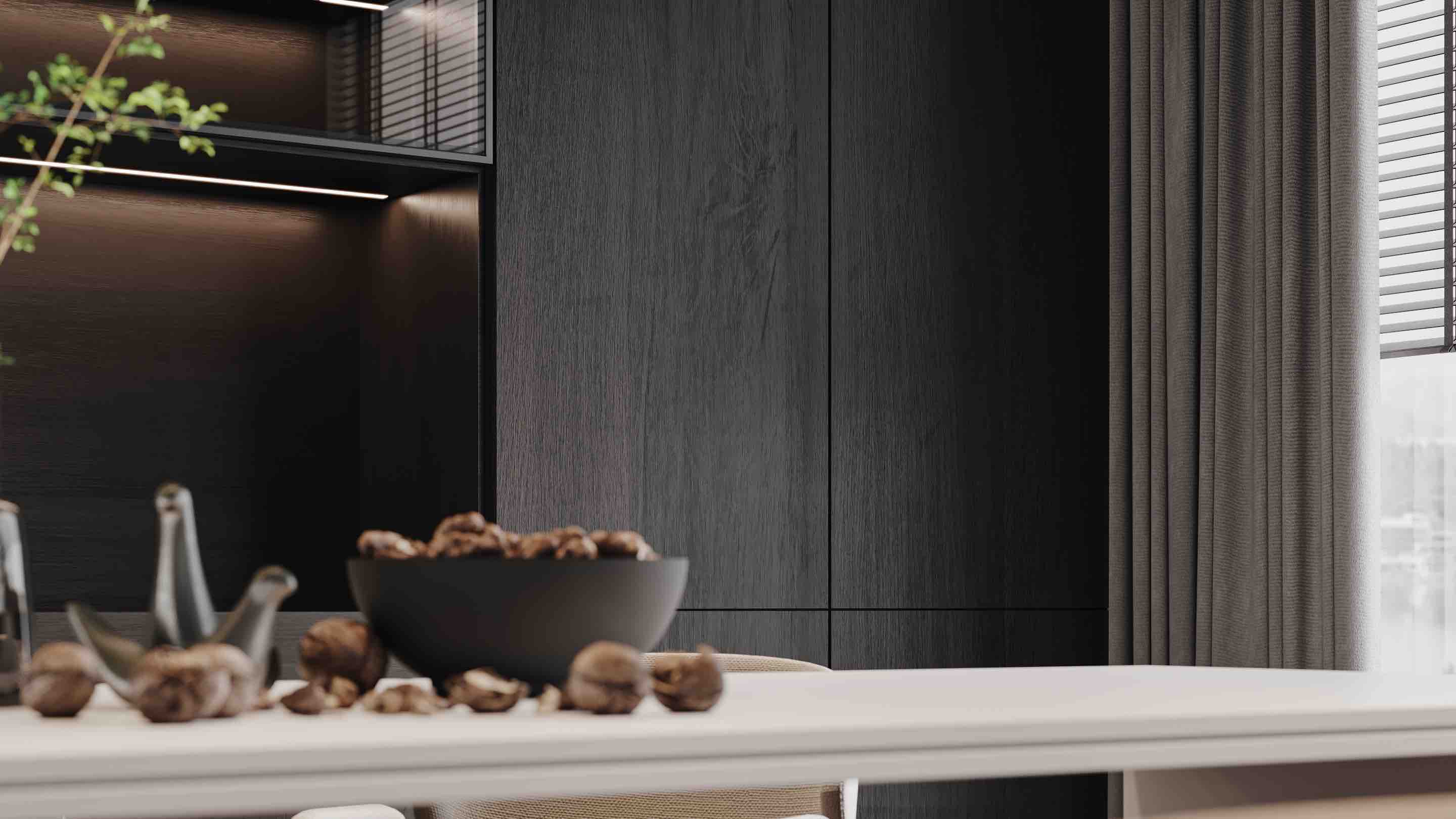 貝西諾黑橡、塞尚灰橡、維也納橡木、子午灰3